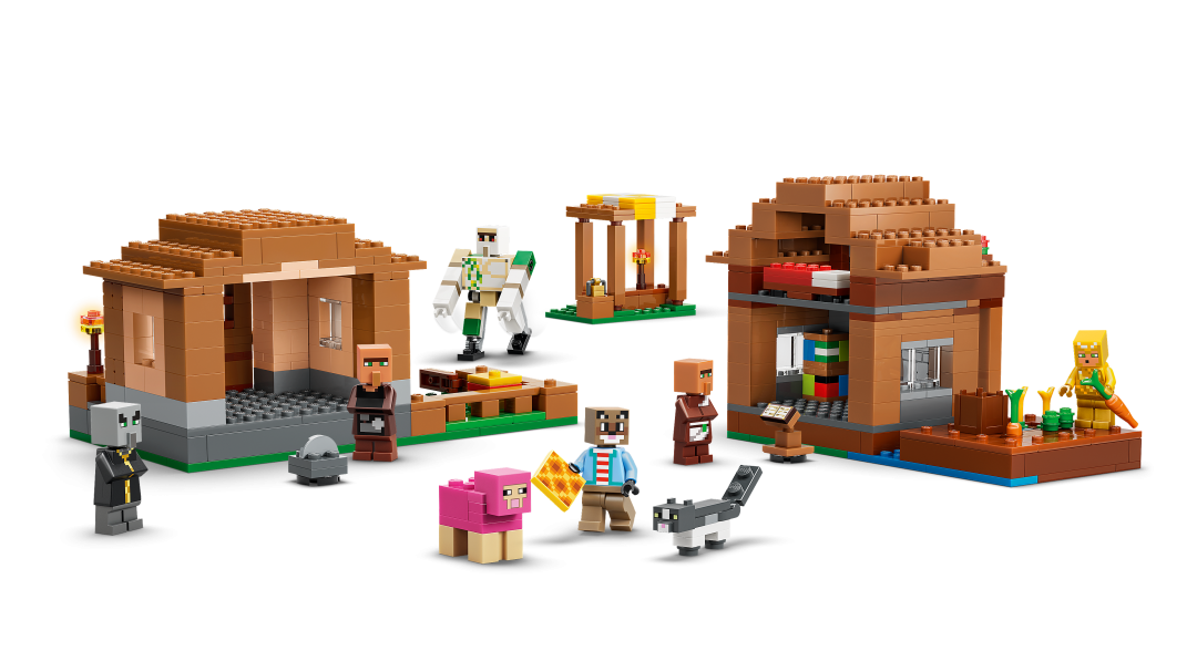 LEGO Minecraft Evoker Village Attack Set 21596