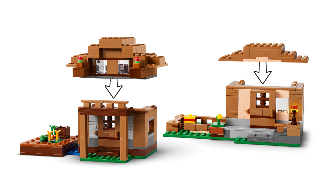 LEGO Minecraft Evoker Village Attack Set 21596