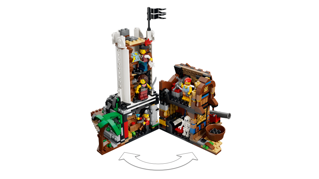 LEGO Creator 3-in-1 Iconic Pirate Ship Set 31387