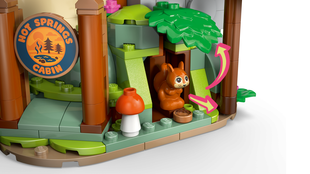 LEGO Friends Cozy Fall Forest Cabin Set 42705