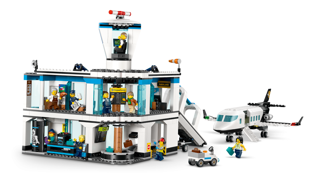 LEGO City Airport with Airplane Set 60502
