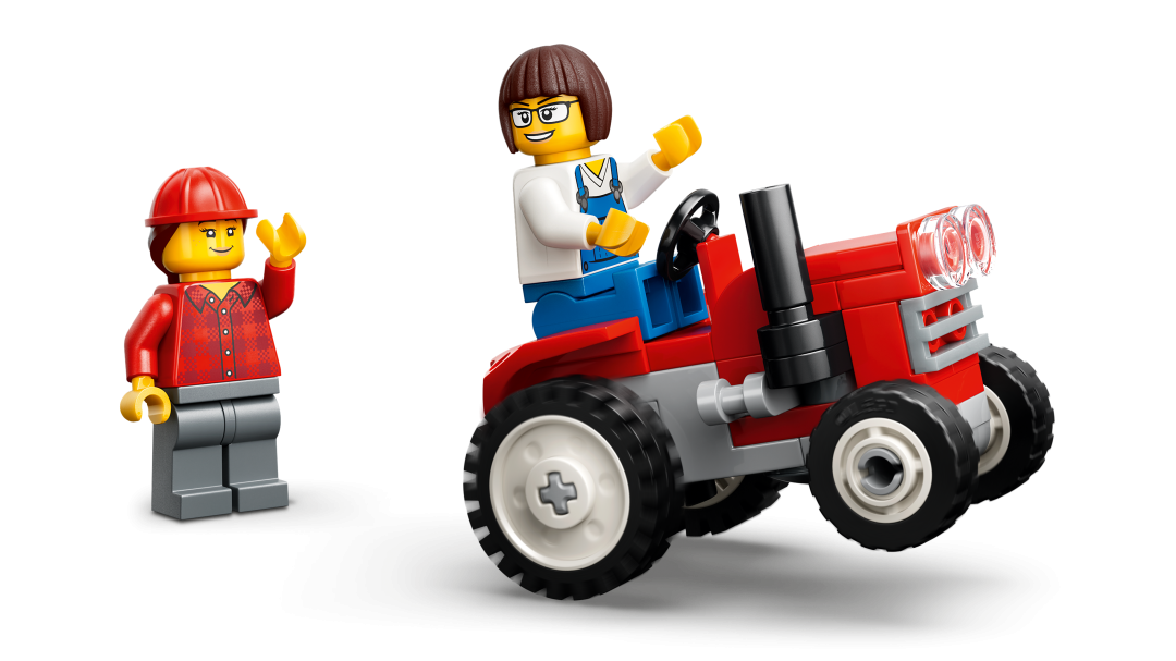 LEGO City Harbor Freight Train with Crane & Truck Set 60509