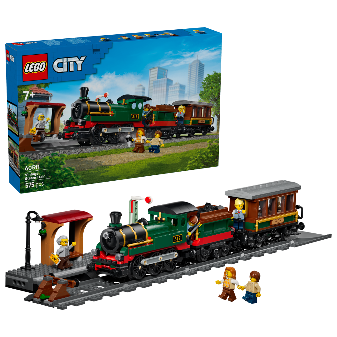 LEGO City Vintage Steam Train Set 60511