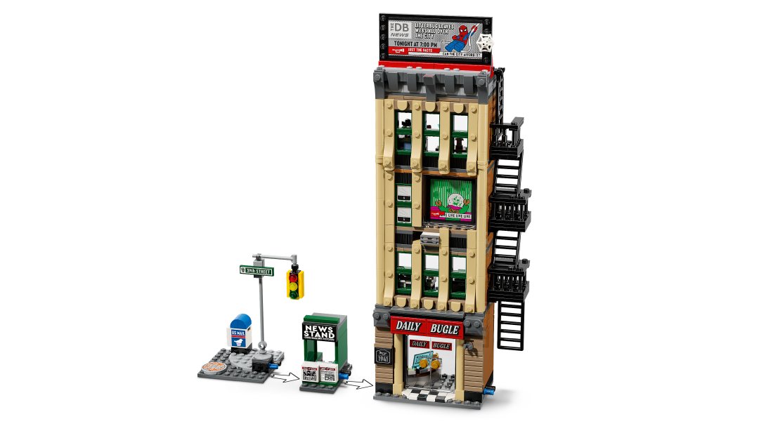 LEGO Marvel Spider-Man vs. Mysterio: The Daily Bugle Set 76342