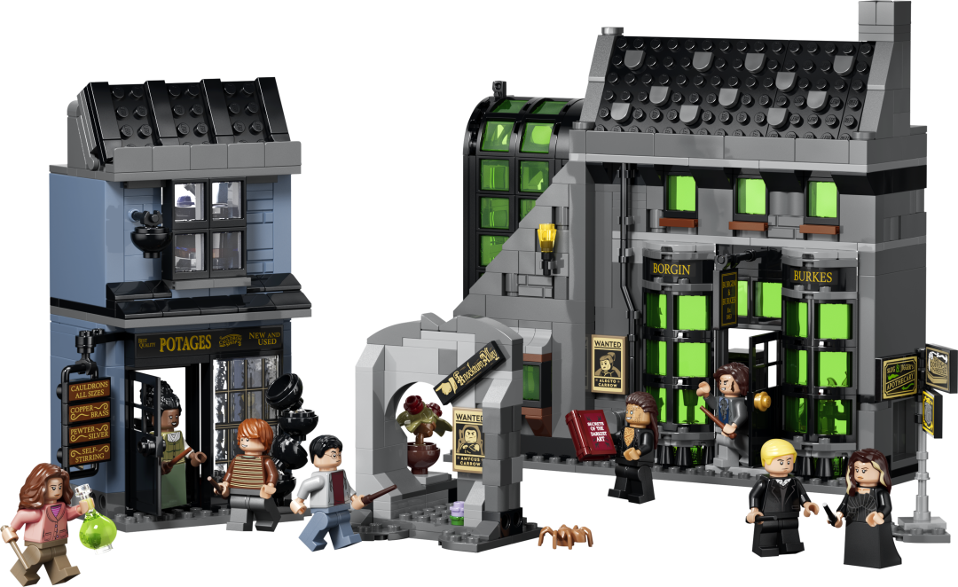 LEGO Harry Potter Knockturn Alley Wizarding Shops Set 76471