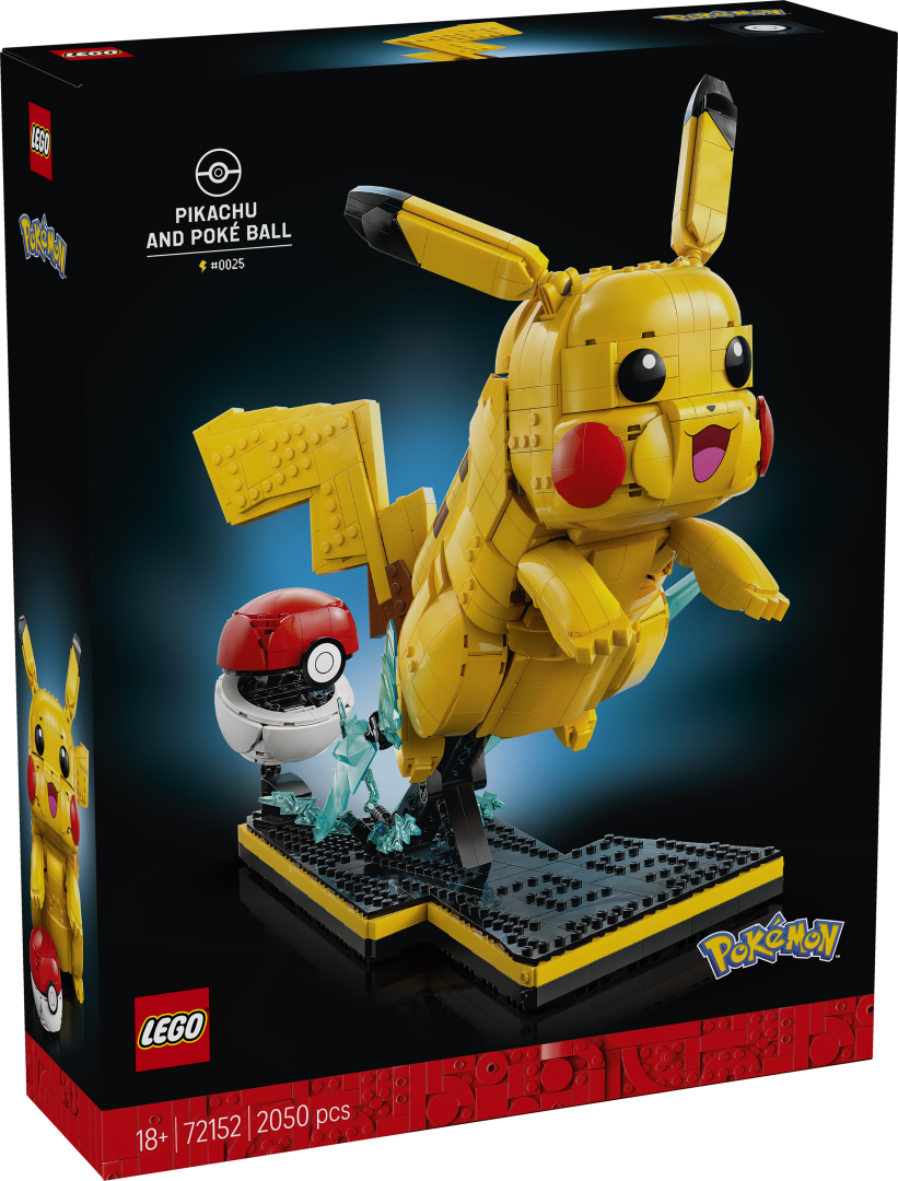 LEGO Pokémon Pikachu and Poké Ball Set 72152