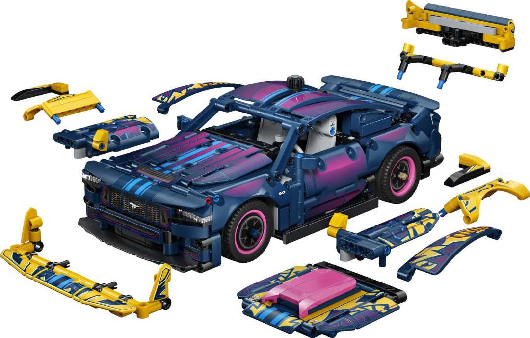 LEGO Technic Custom Garage Ford Mustang GT Car Set 42236