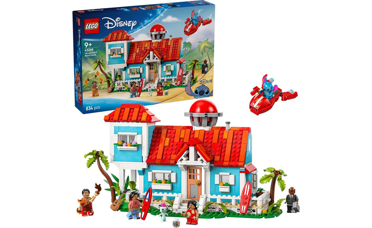 LEGO Disney Lilo and Stitch Beach House Set 43268
