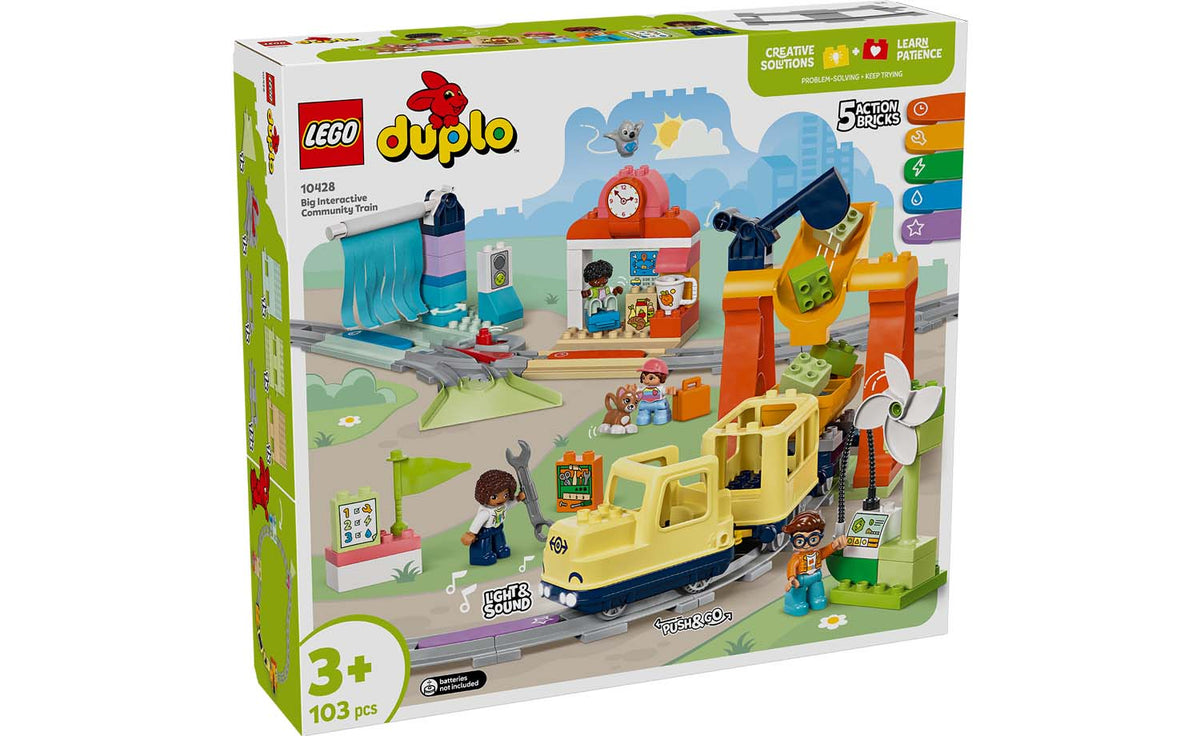 LEGO DUPLO Big Interactive Community Train Set 10428