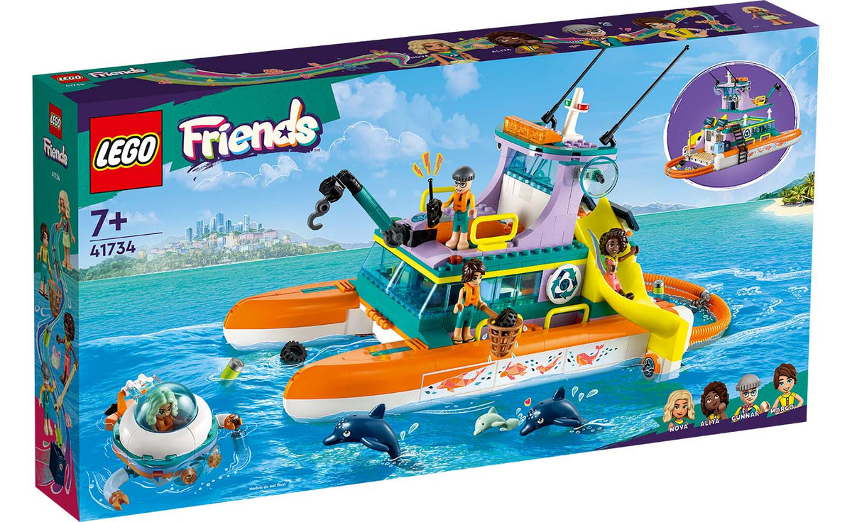 LEGO Friends Sea Rescue Boat Set 41734