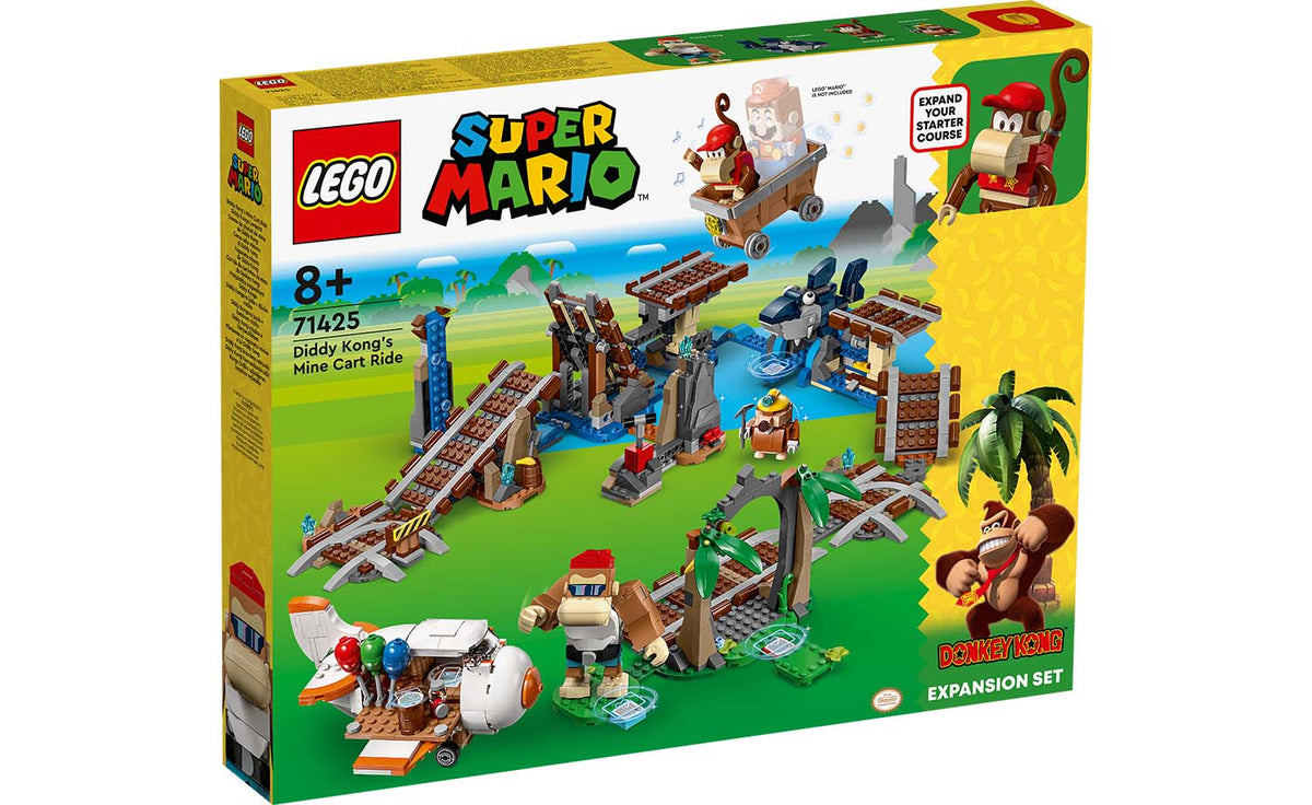 LEGO Super Mario Diddy Kong's Mine Cart Ride Expansion Set Set 71425