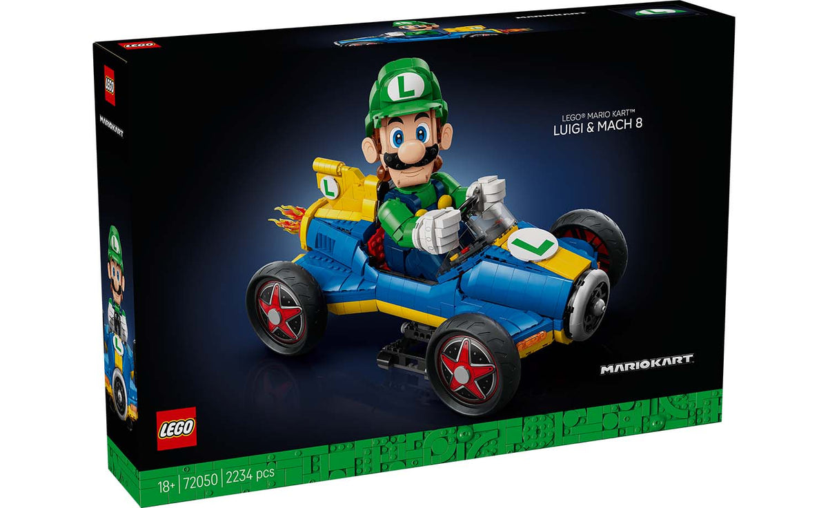 LEGO Super Mario Mario Kart – Luigi & Mach 8 Set 72050