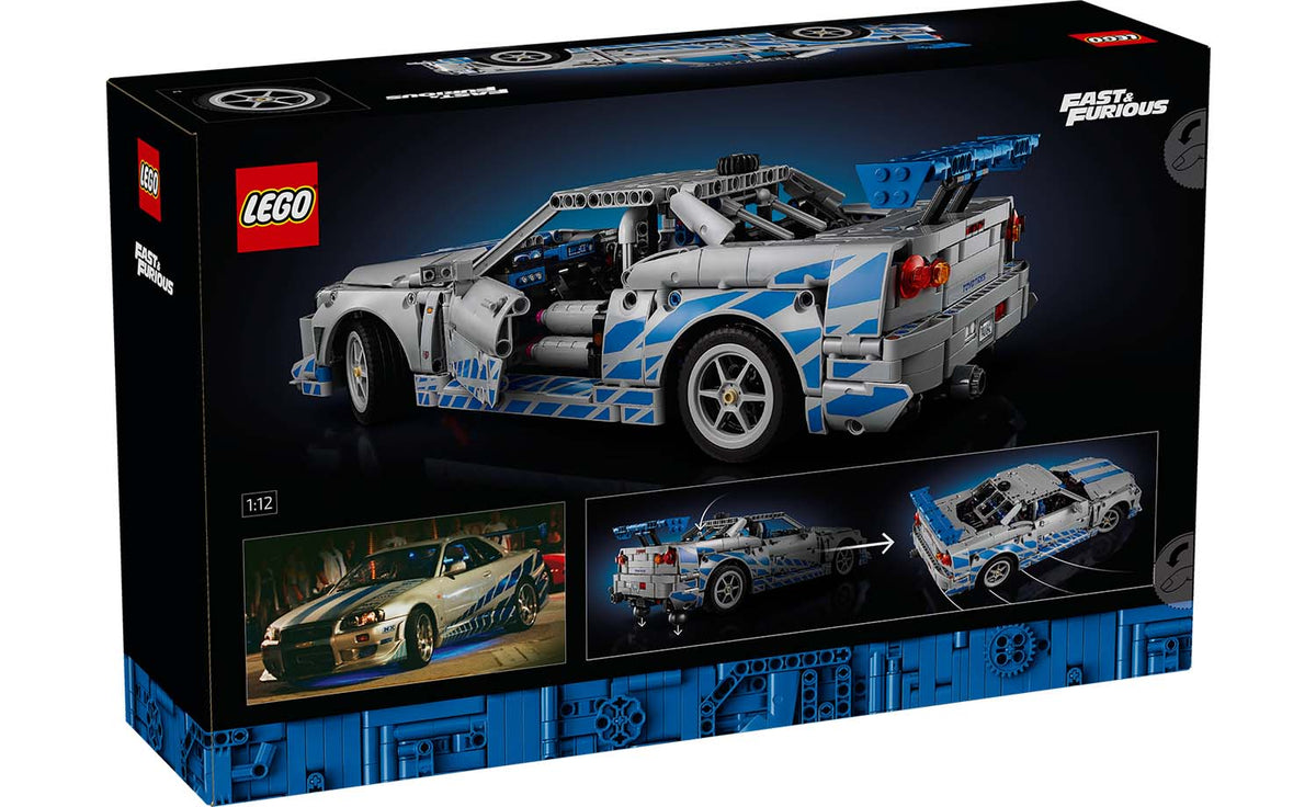 LEGO Technic 2 Fast 2 Furious Nissan Skyline GT-R (R34) Car Set 42210