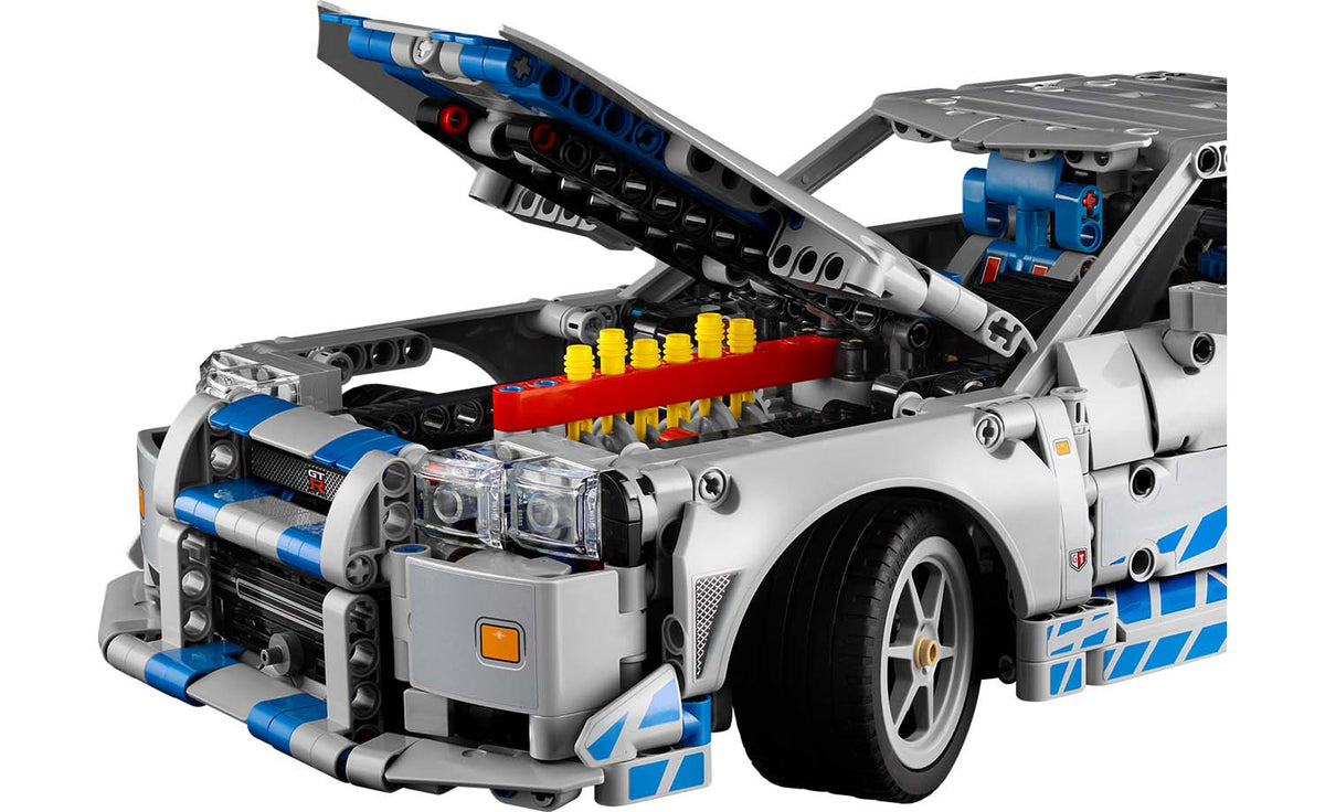 LEGO Technic 2 Fast 2 Furious Nissan Skyline GT-R (R34) Car Set 42210