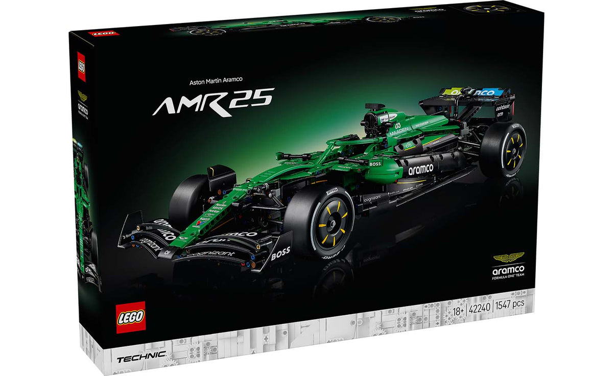 LEGO Technic Aston Martin Aramco AMR25 F1 Car Set 42240