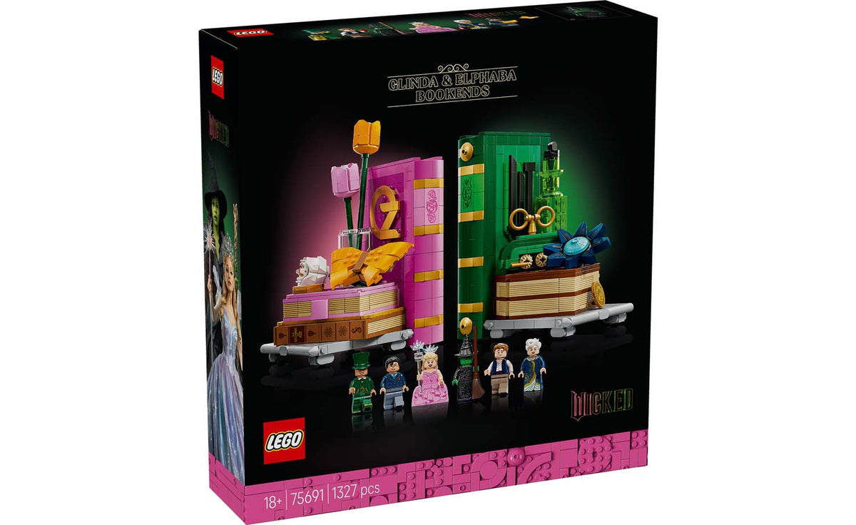 LEGO Wicked Glinda & Elphaba Bookends Set 75691