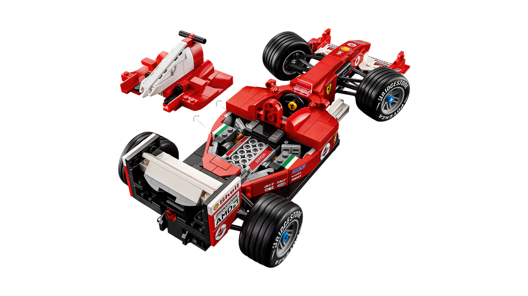 LEGO ICONS Ferrari F2004 & Michael Schumacher Set 11375