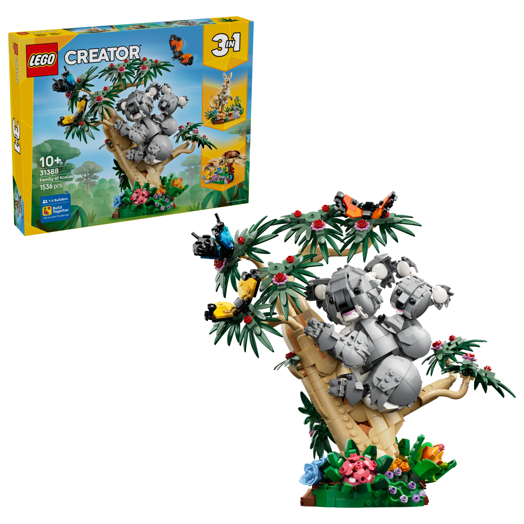 LEGO Creator 3-in-1 Wild Animals: Family of Koalas Set 31388
