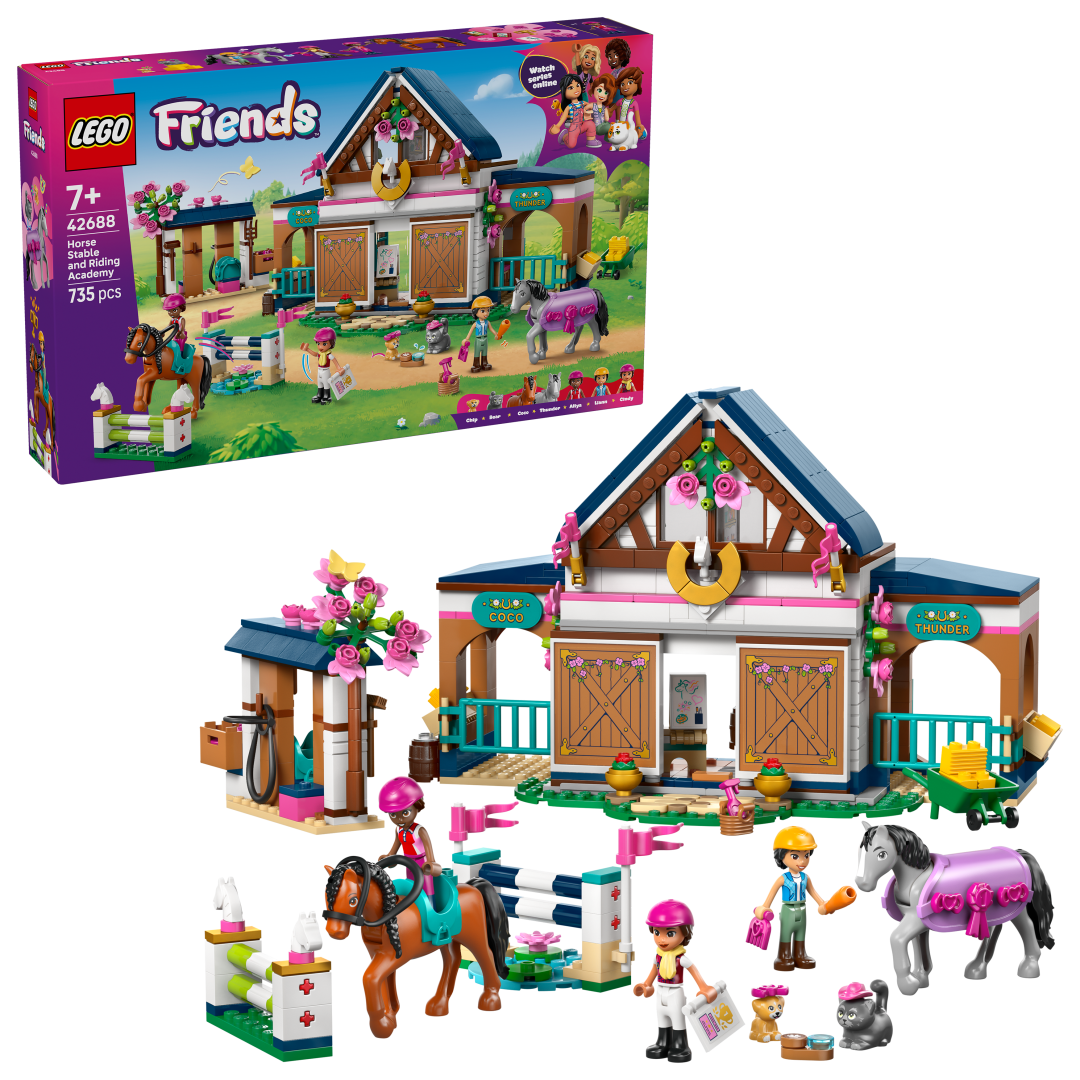 LEGO Friends Horse Stable and Riding Academy Set 42688