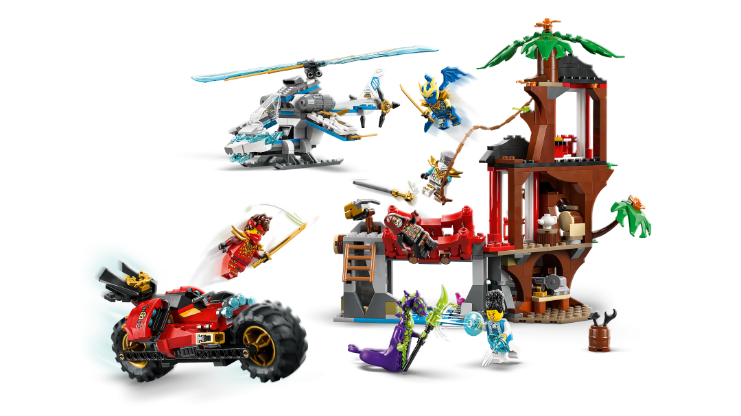 LEGO NINJAGO Ninja Vehicle Tree House Battle Set 71857