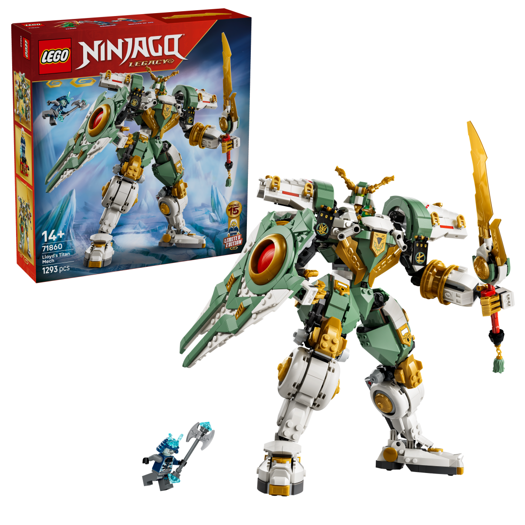LEGO NINJAGO Lloyd's Titan Mech 15th Anniversary Set 71860