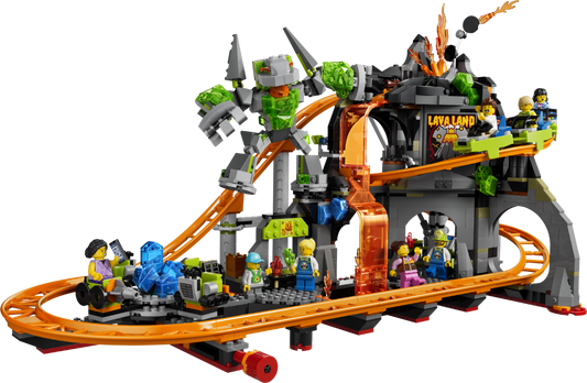 LEGO City Lava Land Roller Coaster Park Set 60501