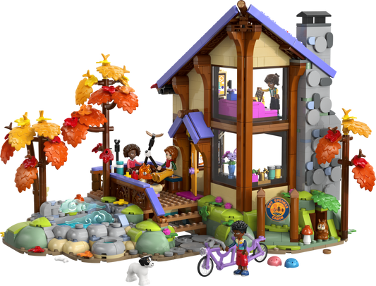 LEGO Friends Cozy Fall Forest Cabin Set 42705