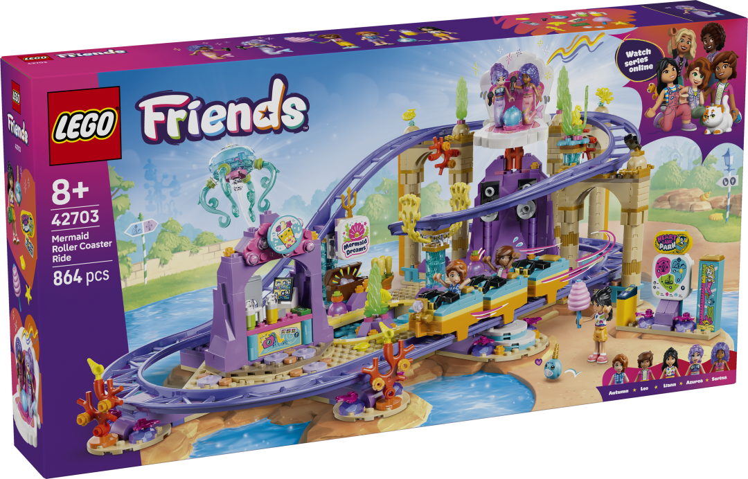 LEGO Friends Mermaid Roller Coaster Ride Set 42703