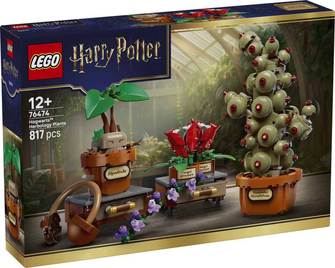 LEGO Harry Potter Hogwarts Herbology Plants Set 76474