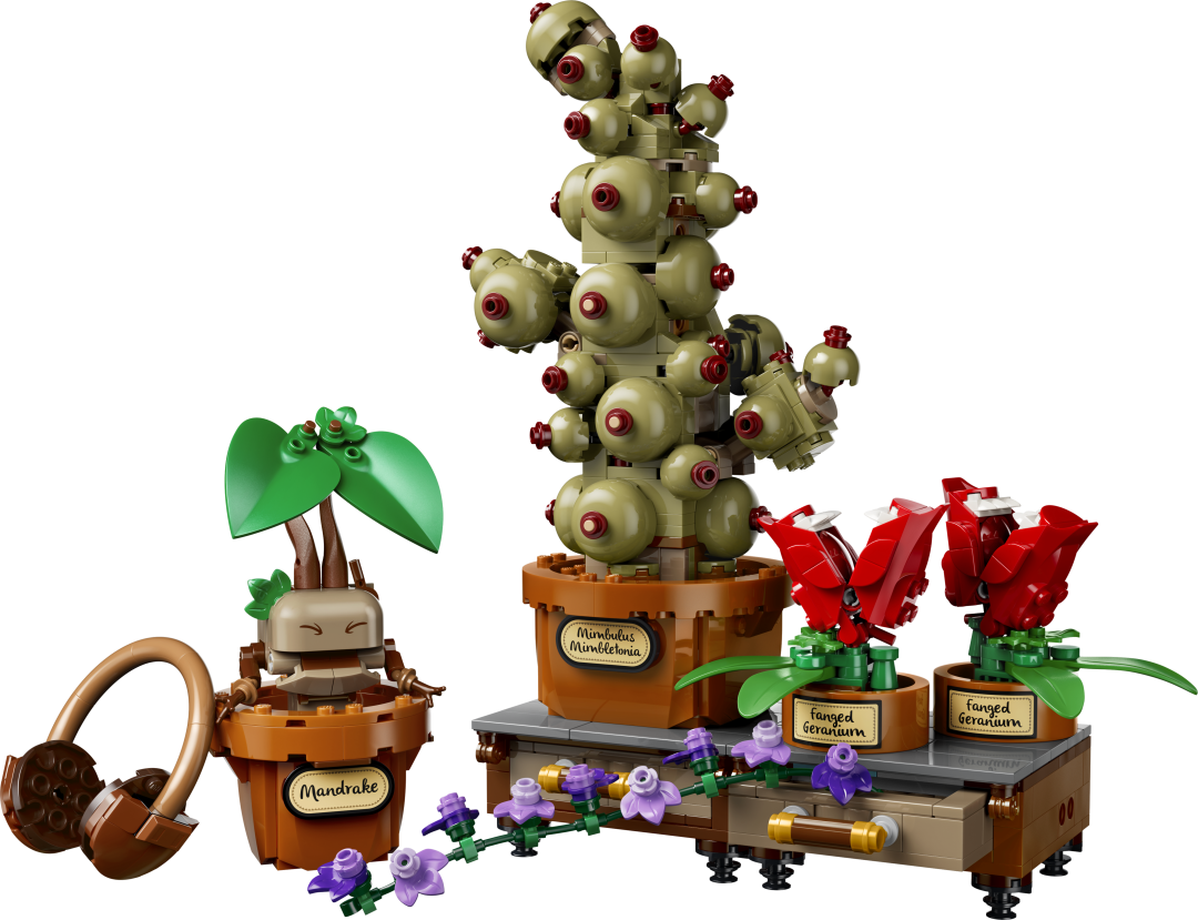 LEGO Harry Potter Hogwarts Herbology Plants Set 76474