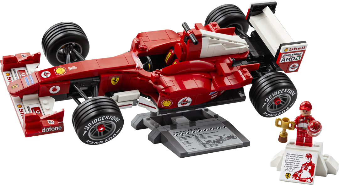 LEGO ICONS Ferrari F2004 & Michael Schumacher Set 11375