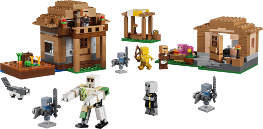 LEGO Minecraft Evoker Village Attack Set 21596