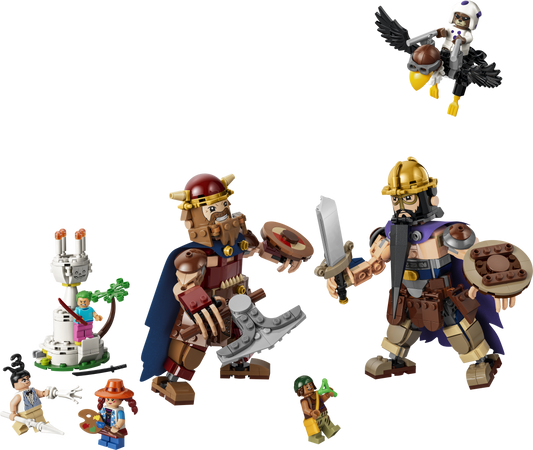 LEGO One Piece Dorry vs. Brogy – Giants of Little Garden Set 75644