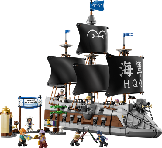 LEGO One Piece Garp's Marine Battleship Set 75646