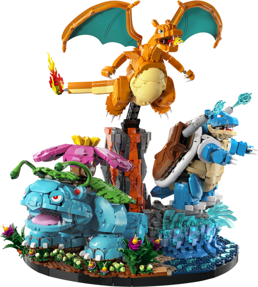 LEGO Pokémon Venusaur, Charizard and Blastoise Set 72153