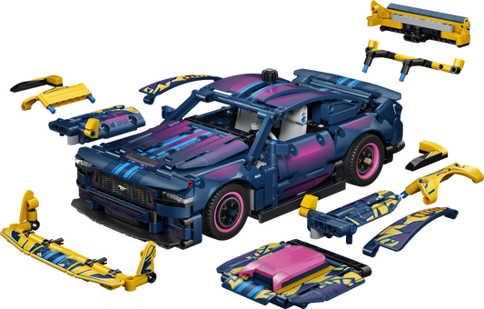LEGO Technic Custom Garage Ford Mustang GT Car Set 42236