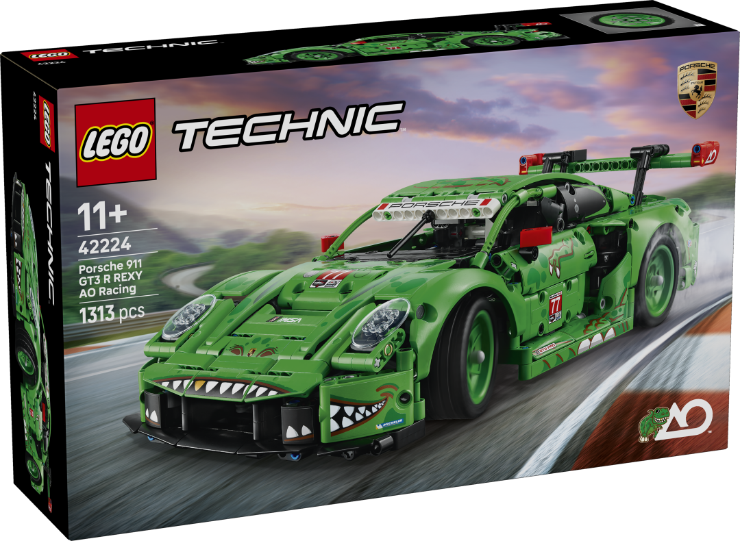 LEGO Technic Porsche 911 GT3 R REXY AO Racing Car Set 42224