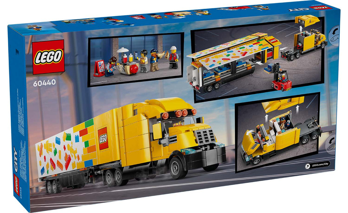 LEGO CITY Yellow Delivery Truck Set 60440