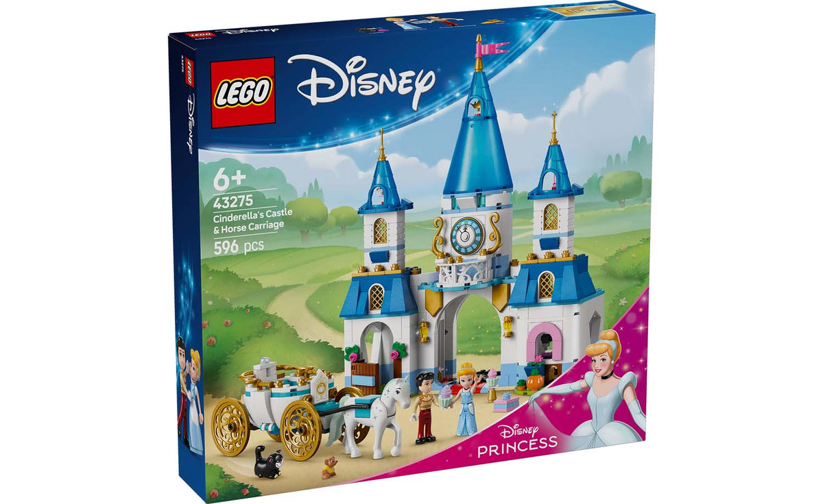 LEGO Disney Cinderella's Castle & Horse Carriage Set 43275