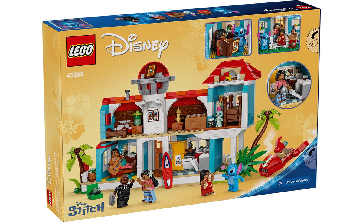 LEGO Disney Lilo and Stitch Beach House Set 43268