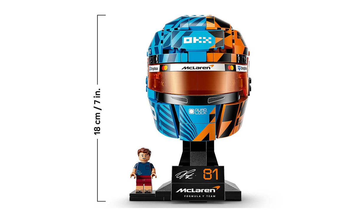 LEGO Editions McLaren Mastercard F1 Team Oscar Piastri Helmet Set 43017