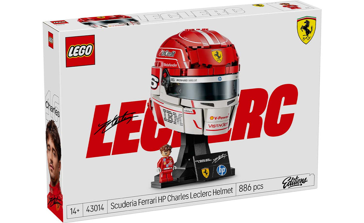 LEGO Editions Scuderia Ferrari HP Charles Leclerc Helmet Set 43014