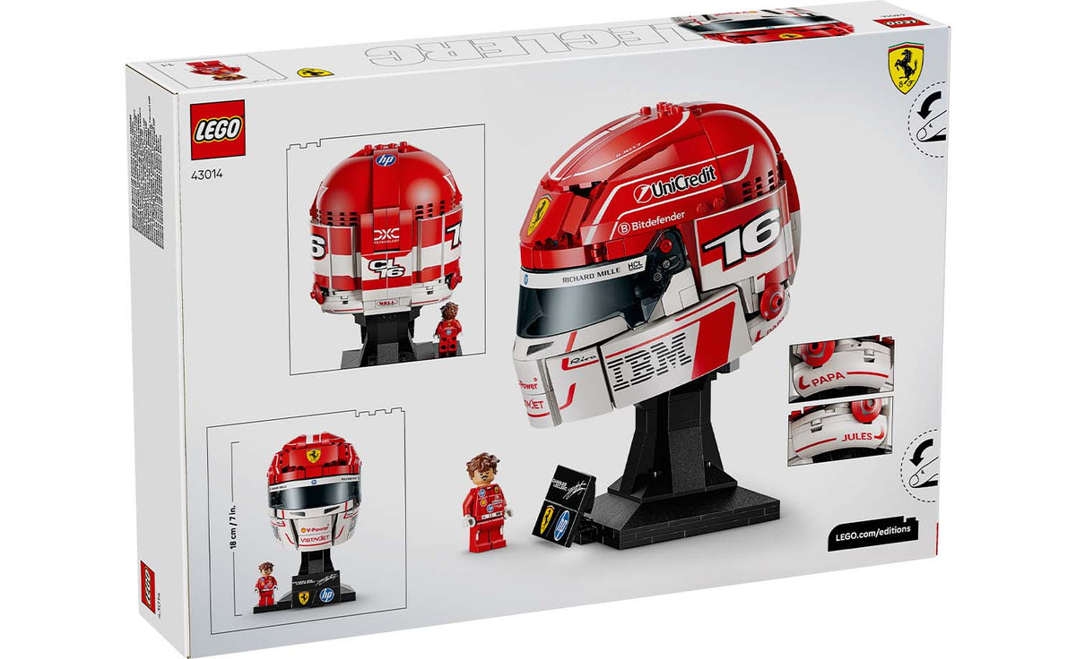 LEGO Editions Scuderia Ferrari HP Charles Leclerc Helmet Set 43014