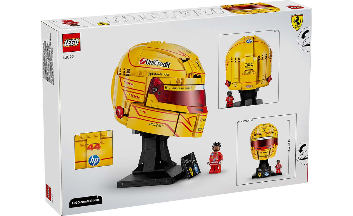 LEGO Editions Scuderia Ferrari HP Lewis Hamilton Helmet Set 43022