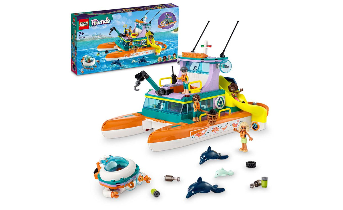 LEGO Friends Sea Rescue Boat Set 41734