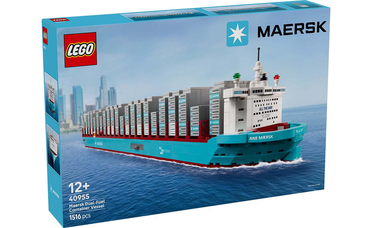 LEGO Iconic Maersk Dual-Fuel Container Vessel Set 40955