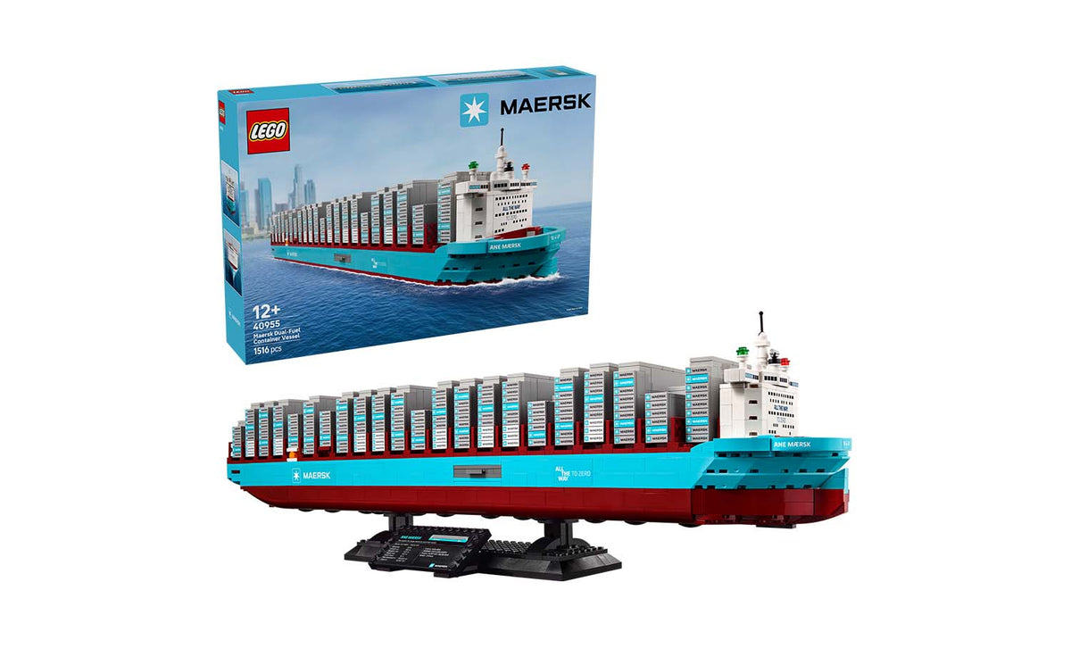 LEGO Iconic Maersk Dual-Fuel Container Vessel Set 40955