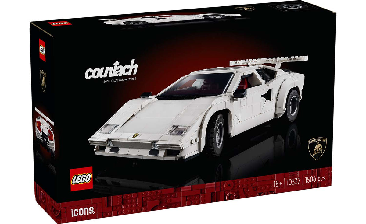 LEGO ICONS Lamborghini Countach 5000 Quattrovalvole Set 10337
