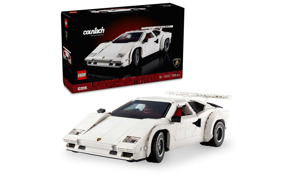 LEGO ICONS Lamborghini Countach 5000 Quattrovalvole Set 10337