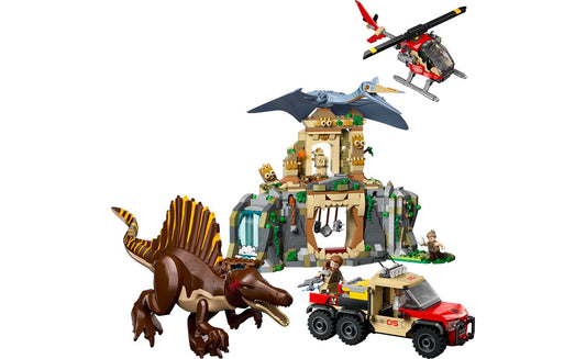 LEGO Jurassic World Spinosaurus & Quetzalcoatlus Air Mission Set 76976